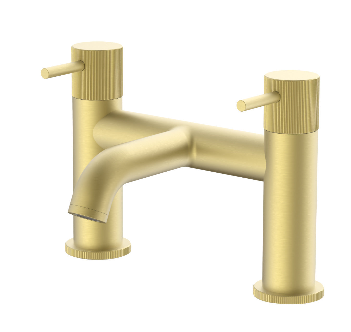 Alderley fluted bath filler - brushed brass (BT7069)